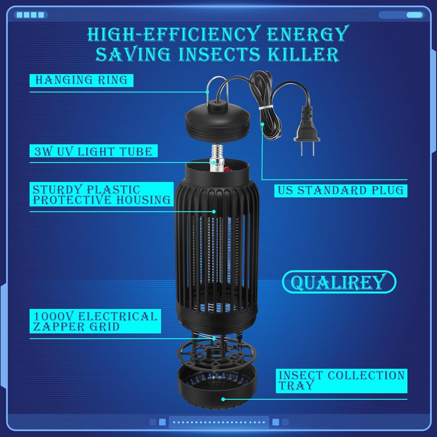 Electric Portable Insect Killer Lamp