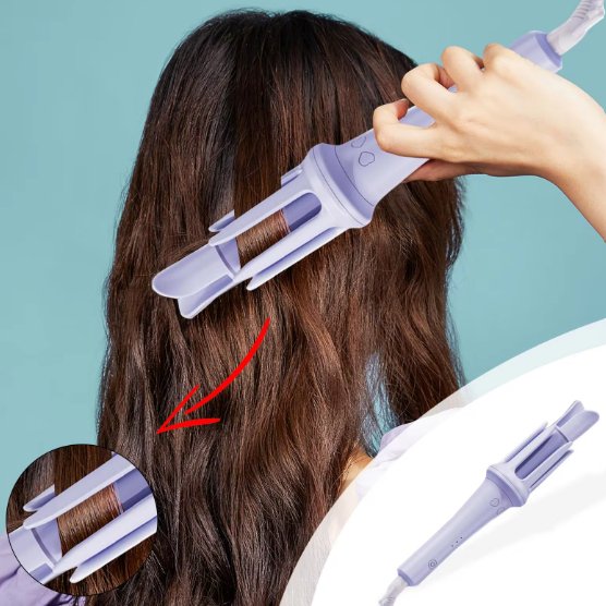 Automatic Hair Curler Wand - Salon Perfect Curls at Home